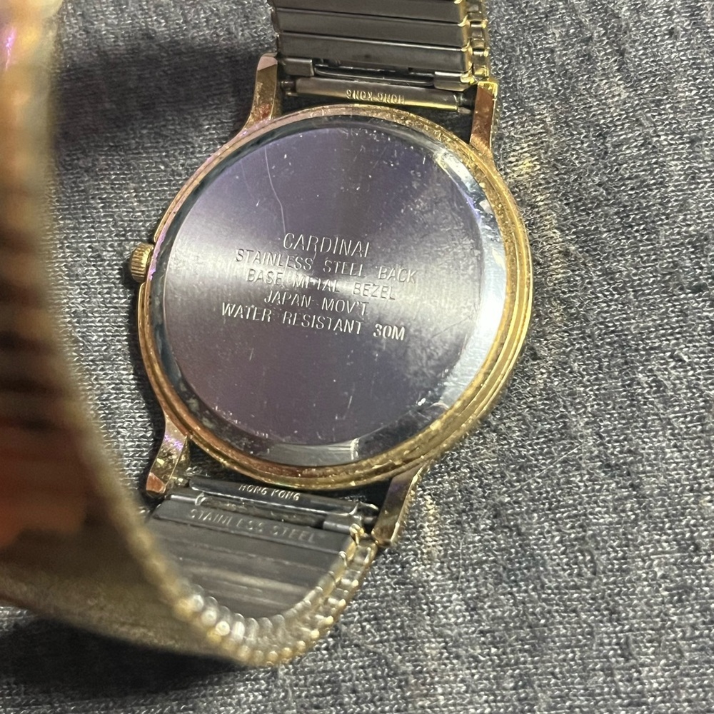 Cardinal Gold-Tone woman’s Watch